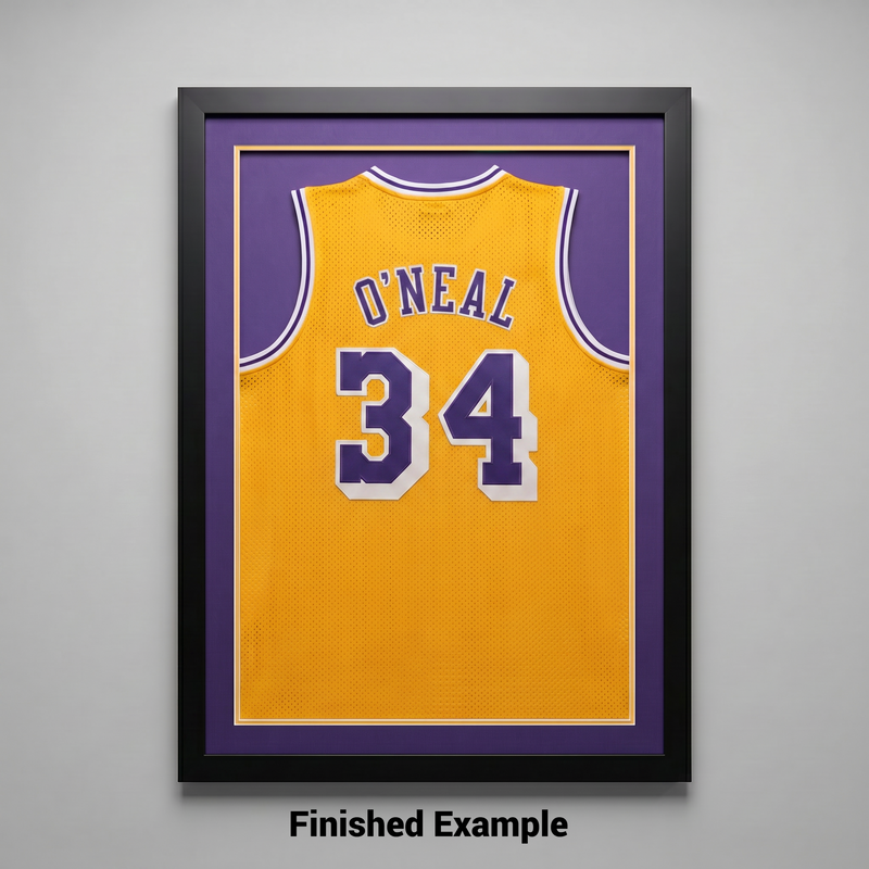 Custom Jersey Framing – 29×37 Fan Edition