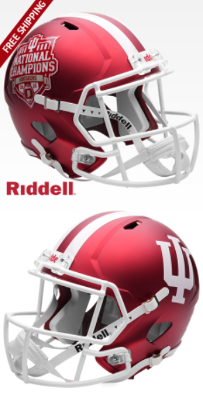 Indiana National Champion Helmet - Replica Speed