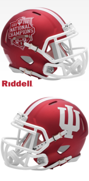Indiana National Champion Helmet - Mini