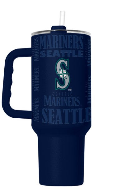 Seattle Mariners Tumbler 40oz Powder Coat Replay