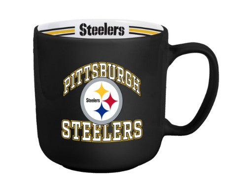 Pittsburgh Steelers Coffee Mug 15oz Stripe Design
