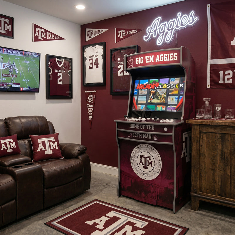 Sports Themed Arcade Cabinet