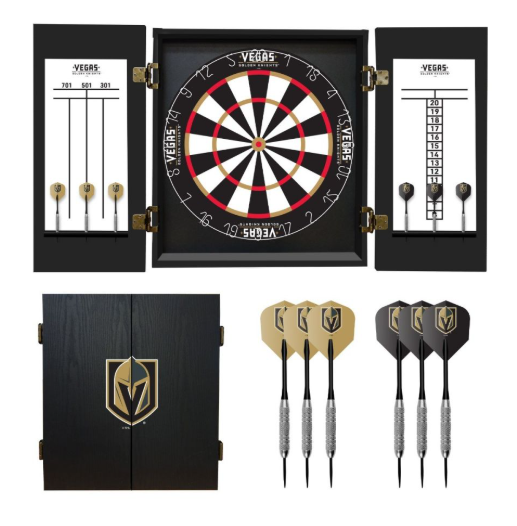 Vegas Golden Knights Fans Choice Dart Cabinet Set