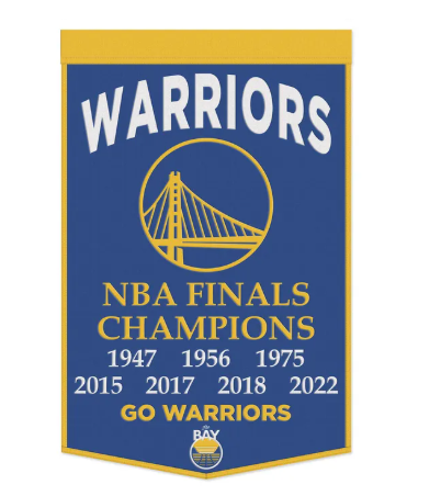 Golden State Warriors Dynasty Banner