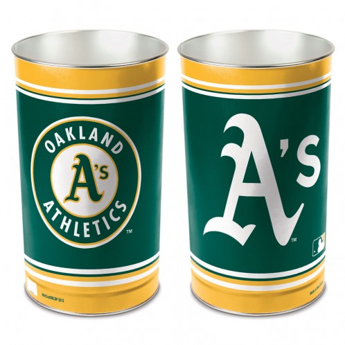 Oakland Athletics Wastebasket 15 Inch - Special Order