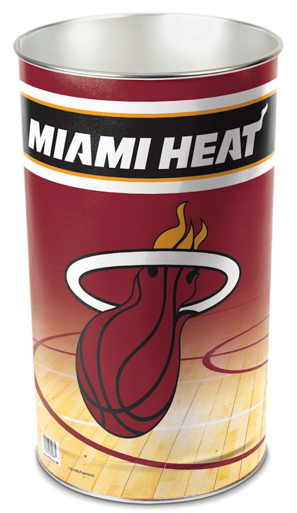 Miami Heat Wastebasket 15 Inch