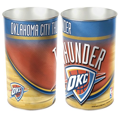 Oklahoma City Thunder Wastebasket 15 Inch