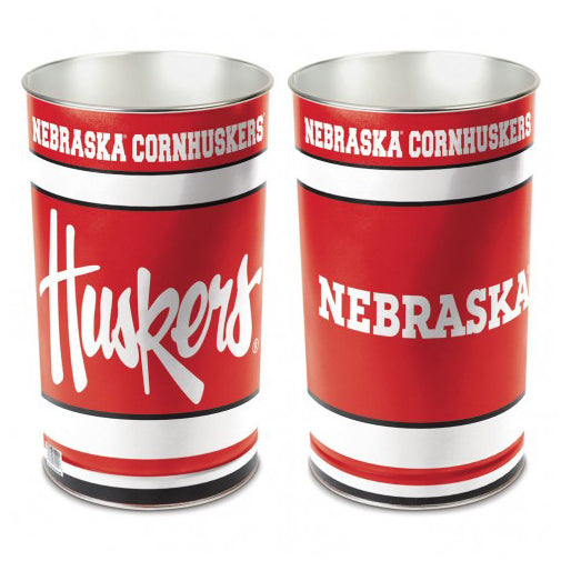 Nebraska Cornhuskers Wastebasket 15 Inch