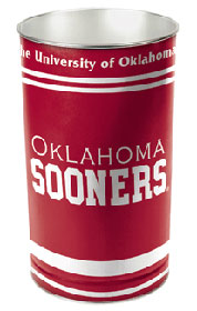 Oklahoma Sooners Wastebasket 15 Inch