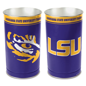 LSU Tigers Wastebasket 15 Inch