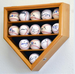14 Baseball Ball Display Case Cabinet
