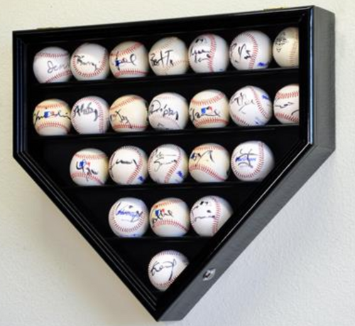 23 Baseball Display Case Cabinet