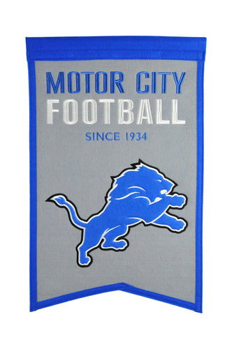 Detroit Lions Franchise Banner