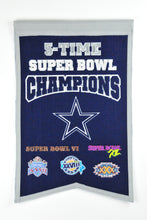 Dallas Cowboys 5x Super Bowl Champs Banner