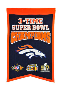 Denver Broncos Super Bowl Champs Banner