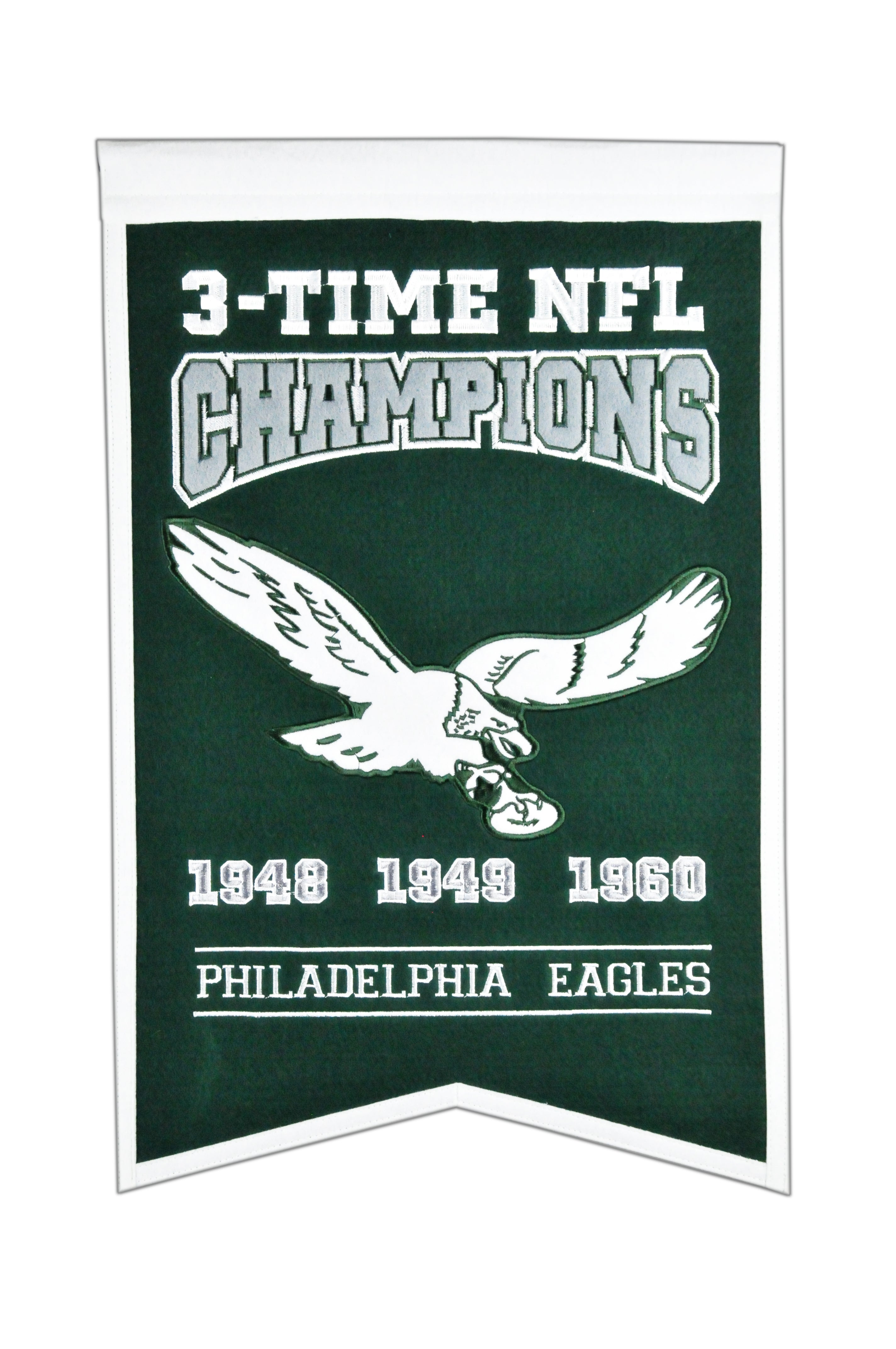 Philadelphia Eagles 3x NFL Champs Banner
