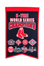 Boston Red Sox 8 Time WS Champions Banner