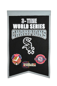Chicago White Sox 3 Time WS Champions Banner