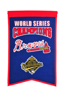 Atlanta Braves WS Champions Banner
