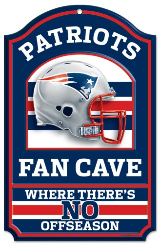 New England Patriots Wood Sign - 11