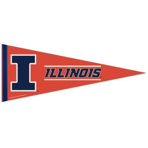 Illinois Fighting Illini Pennant 12x30 Premium Style