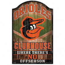 Baltimore Orioles Sign 11x17 Wood Fan Cave Design - Special Order