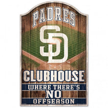 San Diego Padres Sign 11x17 Wood Fan Cave Design - Special Order