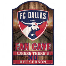 FC Dallas Sign 11x17 Wood Fan Cave Design - Special Order