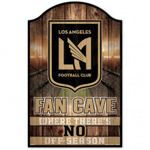 Los Angeles FC Sign 11x17 Wood Fan Cave Design - Special Order