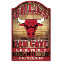 Chicago Bulls Sign 11x17 Wood Fan Cave Design - Special Order