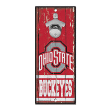 Ohio State Buckeyes Sign Wood 5x11 Bottle Opener