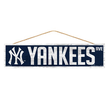New York Yankees Sign 4x17 Wood Avenue Design