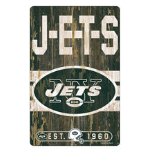 New York Jets Sign 11x17 Wood Slogan Design