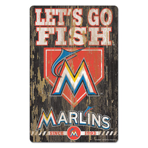Florida Marlins Wood Sign - Country - Special Order