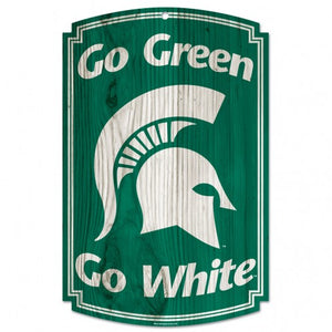 Michigan State Spartans Wood Sign - Special Order