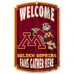 Minnesota Golden Gophers Wood Sign - Special Order