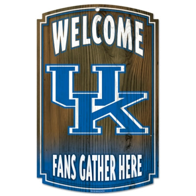 Kentucky Wildcats Wood Sign - 11