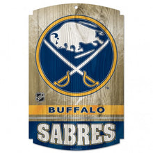 Buffalo Sabres Wood Sign - 11" x 17" - Special Order