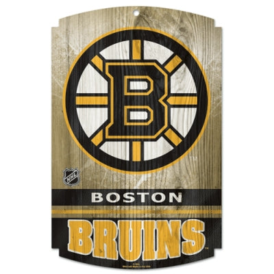 Boston Bruins Wood Sign - 11