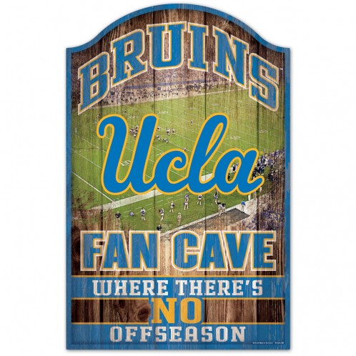UCLA Bruins Sign 11x17 Wood Fan Cave Design - Special Order