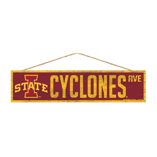 Iowa State Cyclones Sign 4x17 Wood Avenue Design