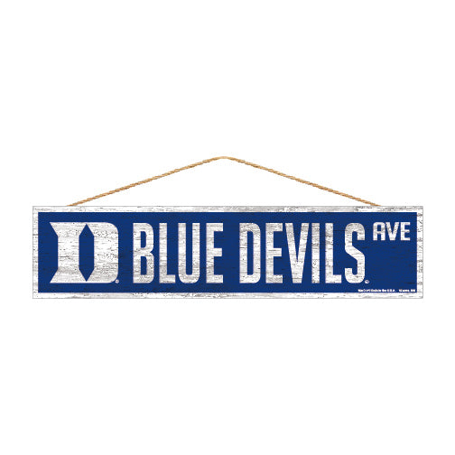 Duke Blue Devils Sign 4x17 Wood Avenue Design