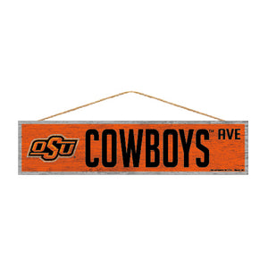 Oklahoma State Cowboys Sign 4x17 Wood Avenue Design