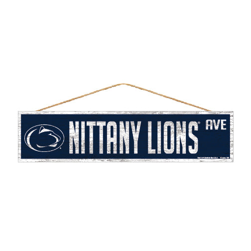 Penn State Nittany Lions Sign 4x17 Wood Avenue Design