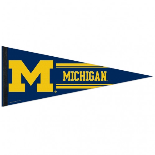 Michigan Wolverines Pennant 12x30 Premium Style