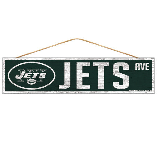 New York Jets Sign 4x17 Wood Avenue Design