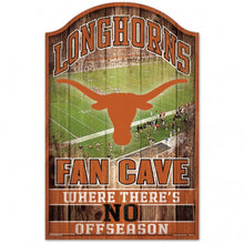 Texas Longhorns Sign 11x17 Wood Fan Cave Design - Special Order