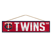 Minnesota Twins Sign 4x17 Wood Avenue Design
