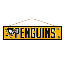 Pittsburgh Penguins Sign 4x17 Wood Avenue Design