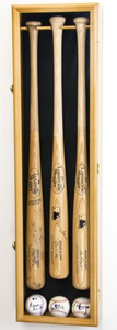 3 Baseball Bat Display Case